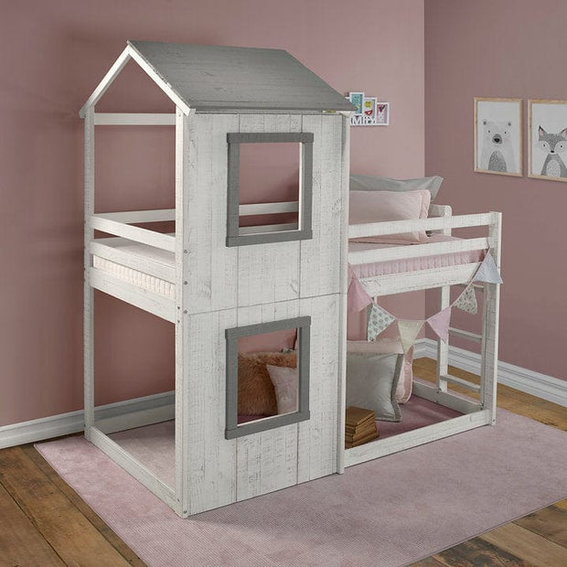 Chelsea Home Furniture Sarah Twin-Twin House Bunk Bed
