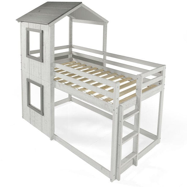Chelsea Home Furniture Sarah Twin-Twin House Bunk Bed
